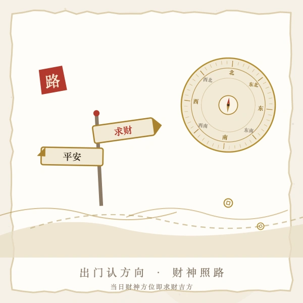 打工方向与财神方位图解