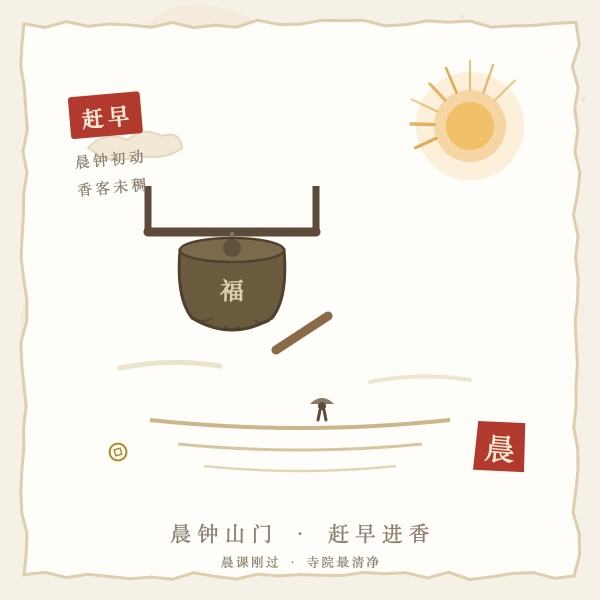 晨钟山门图解